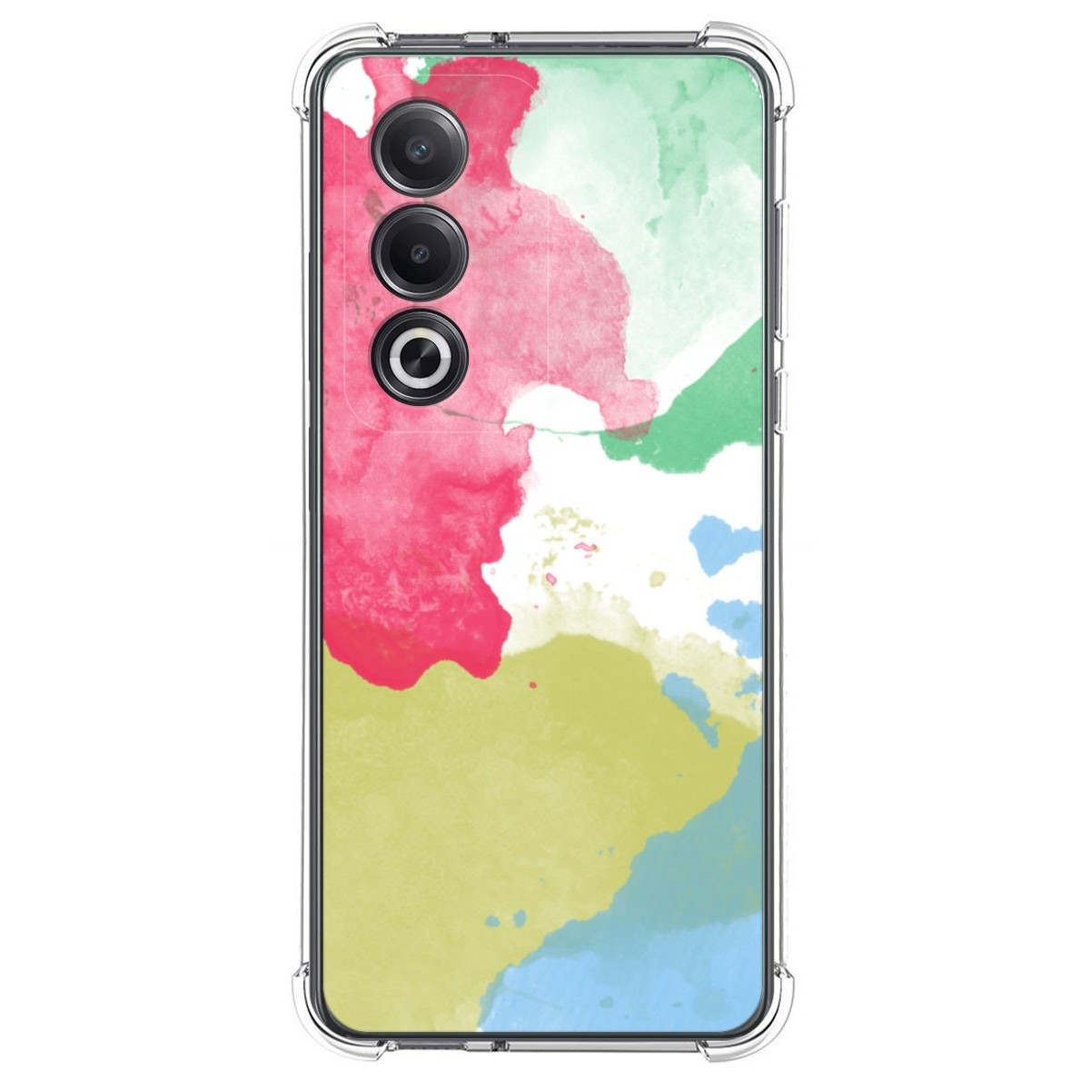 Funda Silicona Antigolpes para Oppo A80 5G diseño Acuarela 02 Dibujos