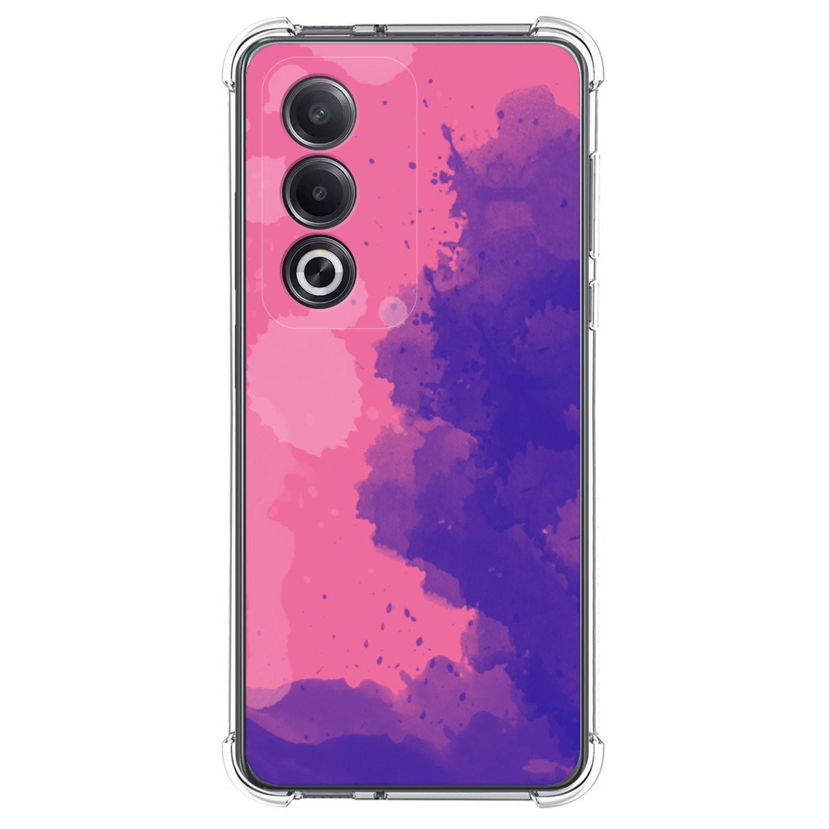 Funda Silicona Antigolpes para Oppo A80 5G diseño Acuarela 07 Dibujos