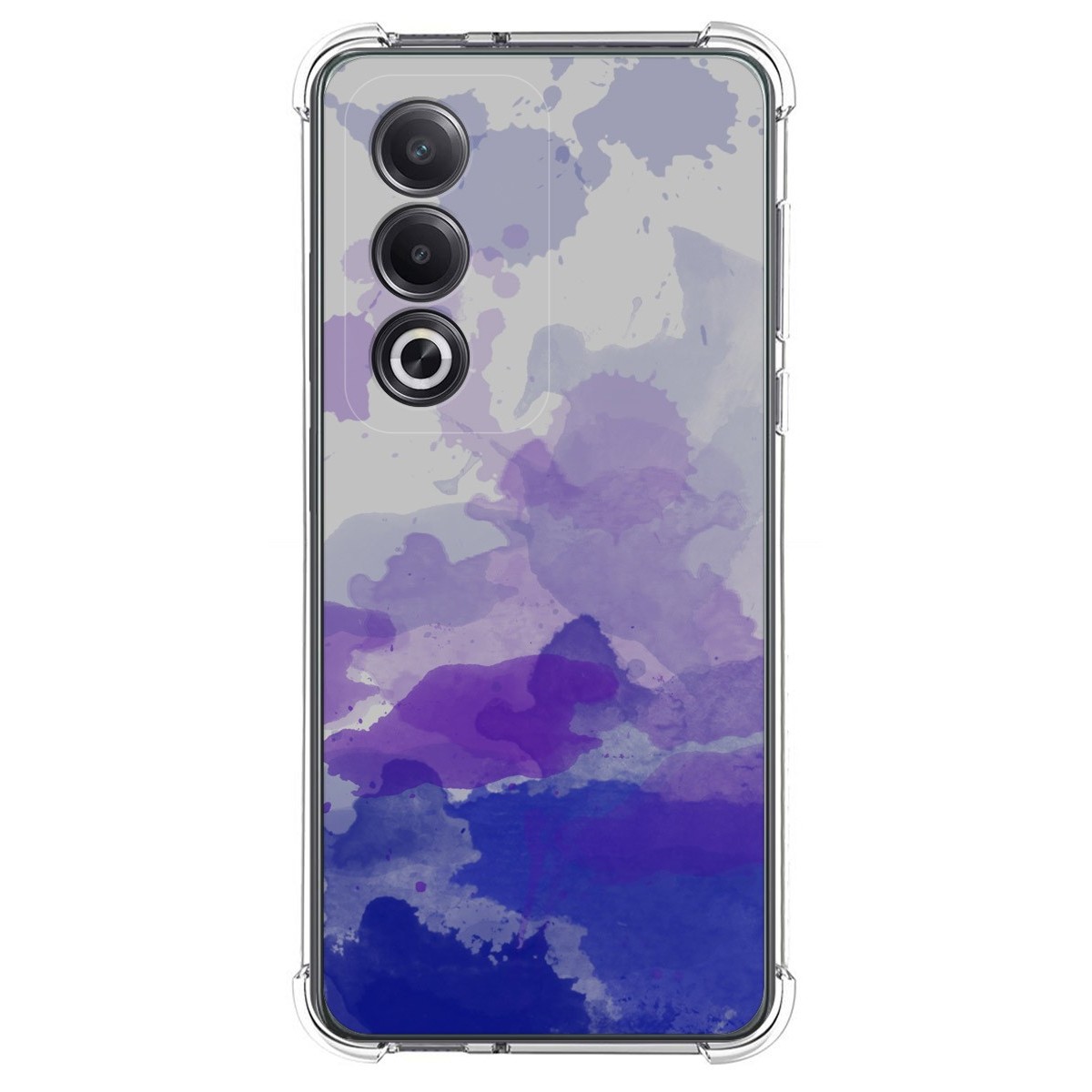 Funda Silicona Antigolpes para Oppo A80 5G diseño Acuarela 09 Dibujos