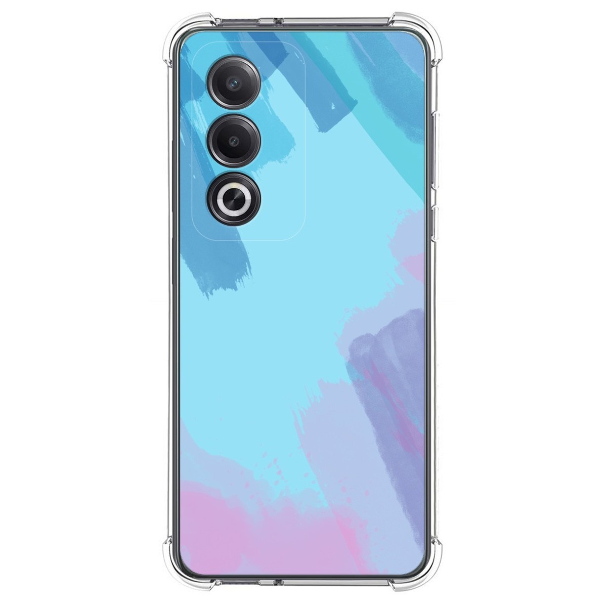 Funda Silicona Antigolpes para Oppo A80 5G diseño Acuarela 10 Dibujos