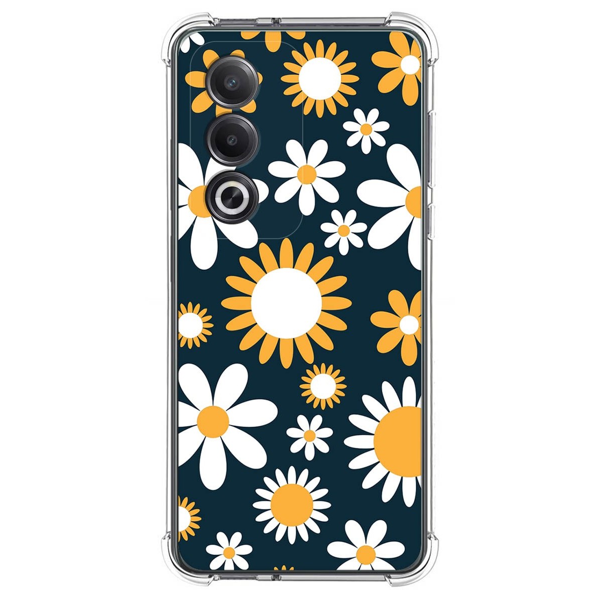 Funda Silicona Antigolpes para Oppo A80 5G diseño Flores 08 Dibujos