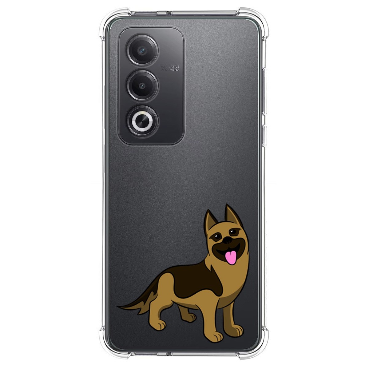 Funda Silicona Antigolpes para Oppo A80 5G diseño Perros 03 Dibujos