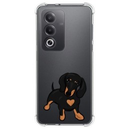 Funda Silicona Antigolpes para Oppo A80 5G diseño Perros 04 Dibujos