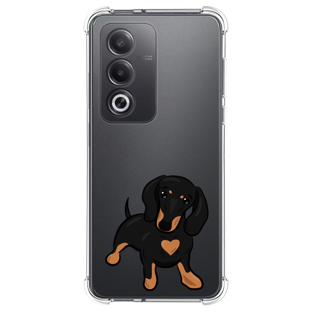 Funda Silicona Antigolpes para Oppo A80 5G diseño Perros 04 Dibujos