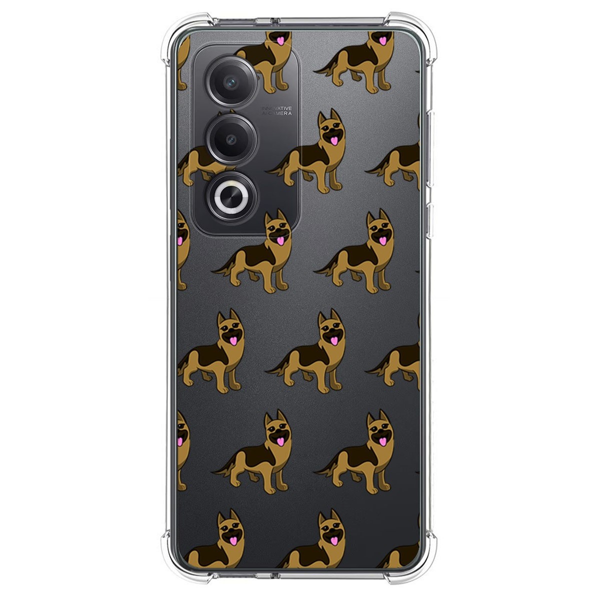 Funda Silicona Antigolpes para Oppo A80 5G diseño Perros 09 Dibujos