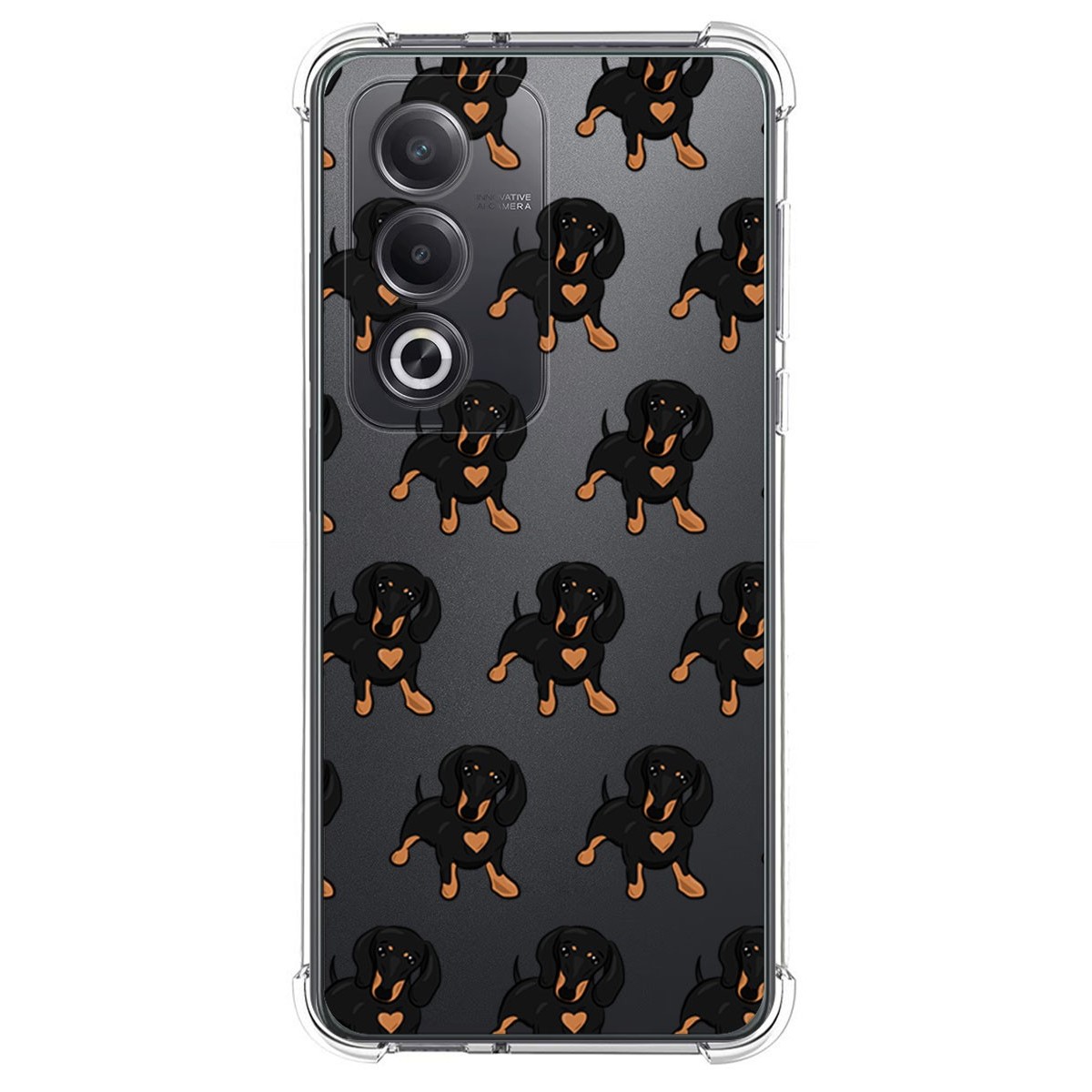 Funda Silicona Antigolpes para Oppo A80 5G diseño Perros 10 Dibujos