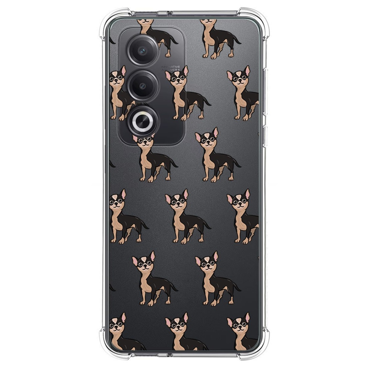 Funda Silicona Antigolpes para Oppo A80 5G diseño Perros 11 Dibujos