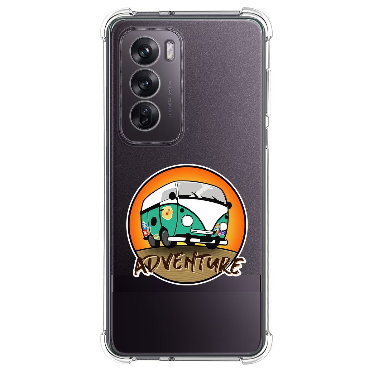 Funda Silicona Antigolpes para Oppo Reno 12 Pro 5G diseño Adventure Dibujos