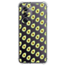 Funda Silicona Antigolpes para Oppo Reno 12 Pro 5G diseño Aguacate Dibujos