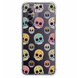 Funda Silicona Antigolpes para Oppo Reno 12 Pro 5G diseño Catrina Dibujos