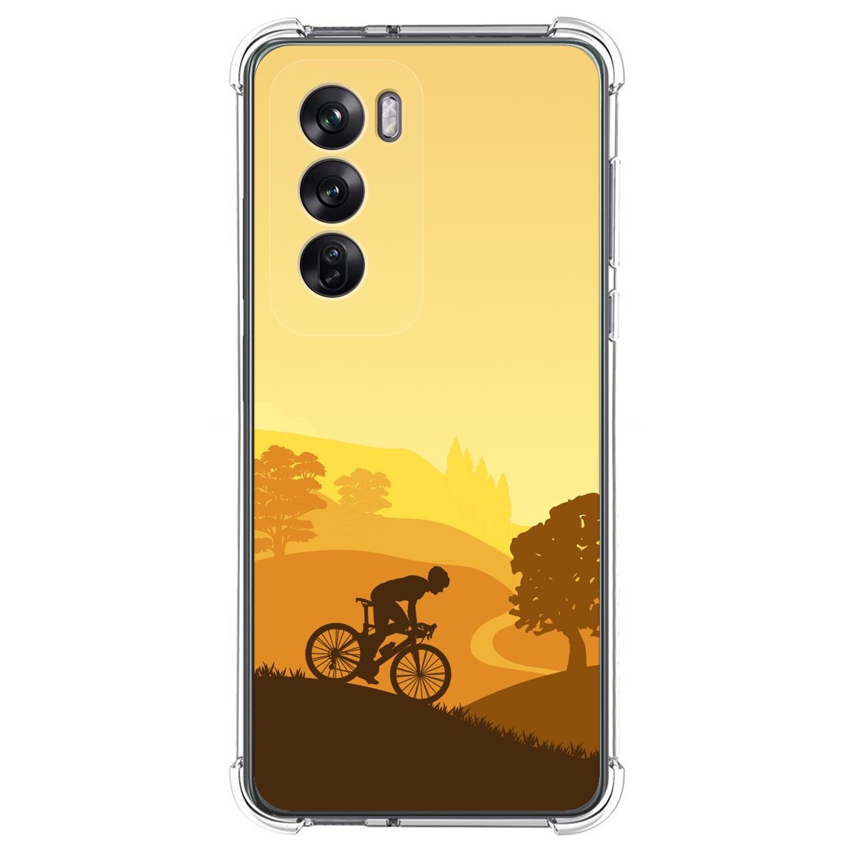 Funda Silicona Antigolpes para Oppo Reno 12 Pro 5G diseño Ciclista Dibujos