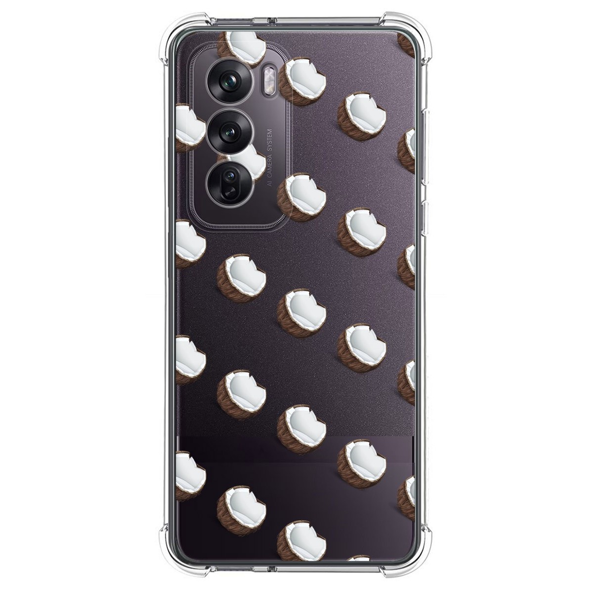 Funda Silicona Antigolpes para Oppo Reno 12 Pro 5G diseño Cocos Dibujos