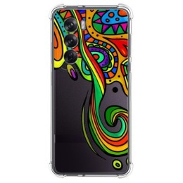 Funda Silicona Antigolpes para Oppo Reno 12 Pro 5G diseño Colores Dibujos