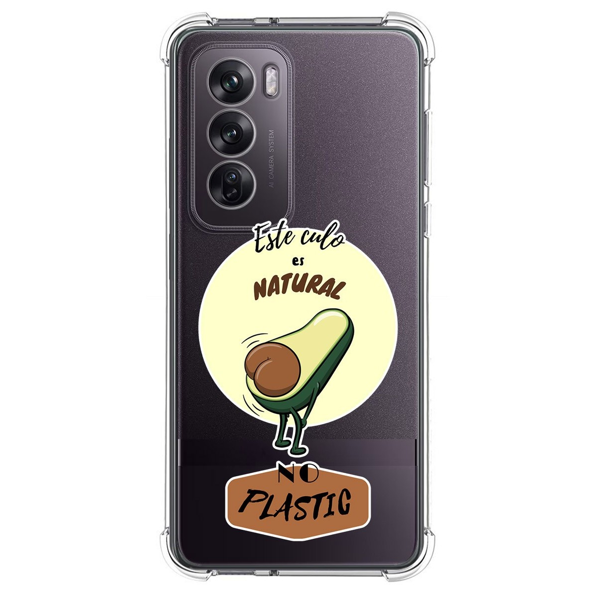 Funda Silicona Antigolpes para Oppo Reno 12 Pro 5G diseño Culo Natural Dibujos