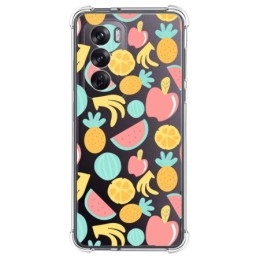 Funda Silicona Antigolpes para Oppo Reno 12 Pro 5G diseño Frutas 02 Dibujos