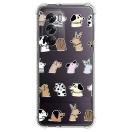 Funda Silicona Antigolpes para Oppo Reno 12 Pro 5G diseño Perros Dibujos