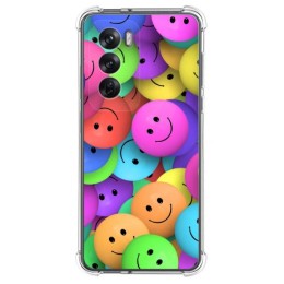 Funda Silicona Antigolpes para Oppo Reno 12 Pro 5G diseño Smile Dibujos