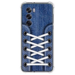 Funda Silicona Antigolpes para Oppo Reno 12 Pro 5G diseño Zapatillas 01 Dibujos