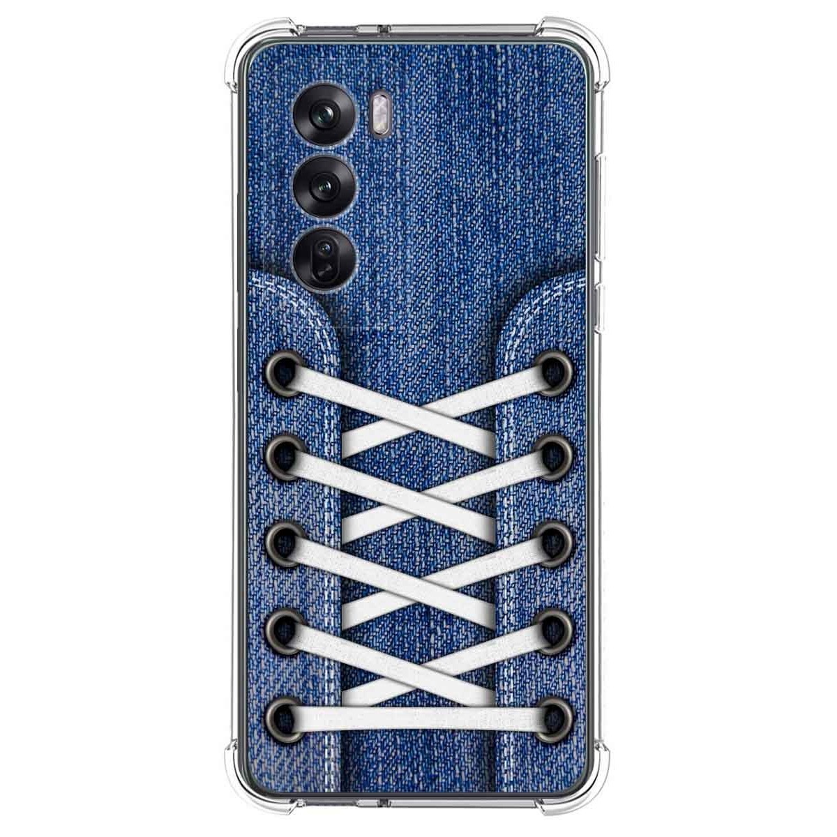 Funda Silicona Antigolpes para Oppo Reno 12 Pro 5G diseño Zapatillas 01 Dibujos