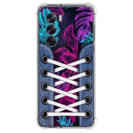 Funda Silicona Antigolpes para Oppo Reno 12 Pro 5G diseño Zapatillas 07 Dibujos