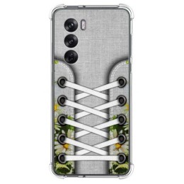 Funda Silicona Antigolpes para Oppo Reno 12 Pro 5G diseño Zapatillas 08 Dibujos