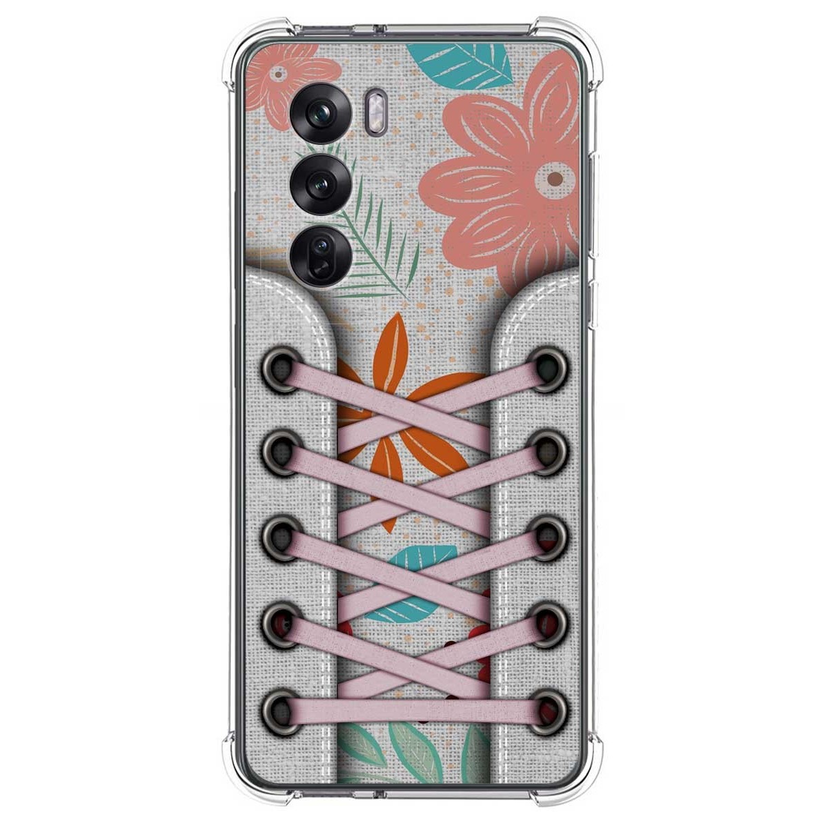 Funda Silicona Antigolpes para Oppo Reno 12 Pro 5G diseño Zapatillas 09 Dibujos