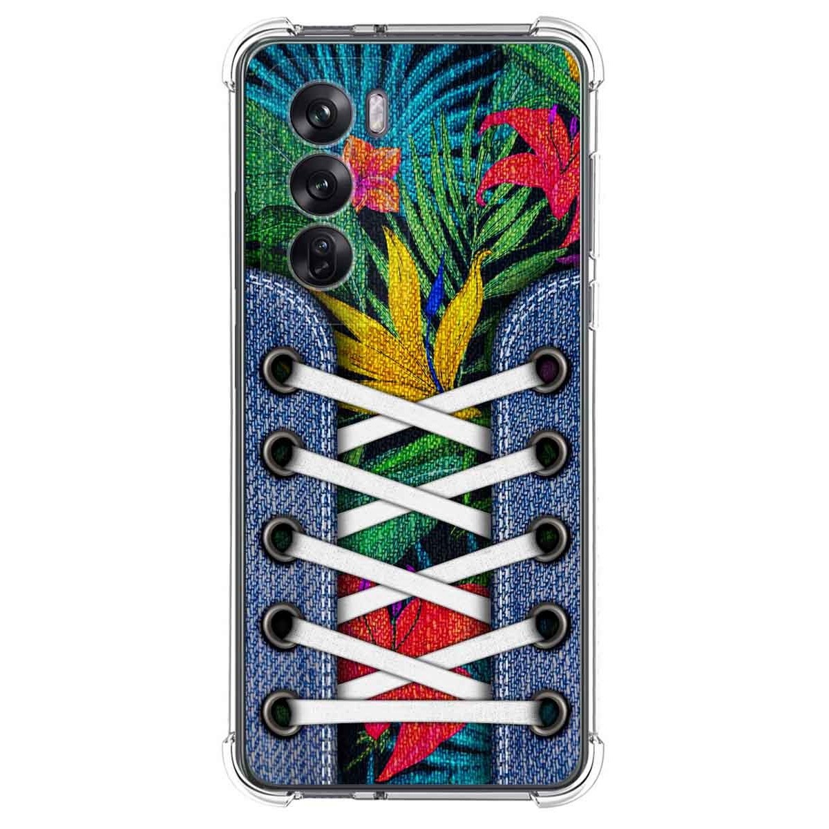 Funda Silicona Antigolpes para Oppo Reno 12 Pro 5G diseño Zapatillas 12 Dibujos