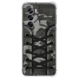 Funda Silicona Antigolpes para Oppo Reno 12 Pro 5G diseño Zapatillas 15 Dibujos