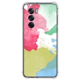 Funda Silicona Antigolpes para Oppo Reno 12 Pro 5G diseño Acuarela 02 Dibujos