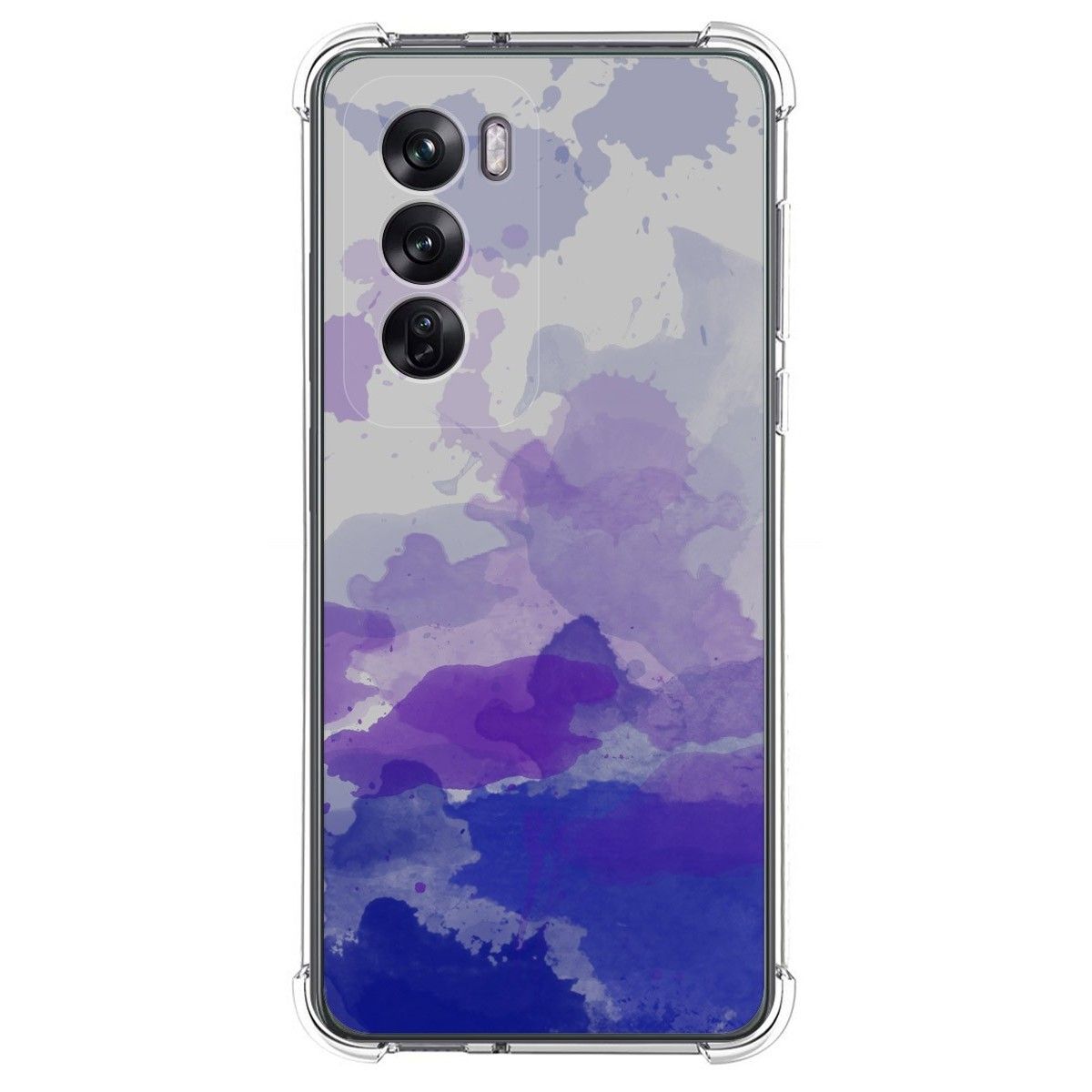 Funda Silicona Antigolpes para Oppo Reno 12 Pro 5G diseño Acuarela 09 Dibujos