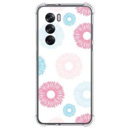 Funda Silicona Antigolpes para Oppo Reno 12 Pro 5G diseño Flores 06 Dibujos