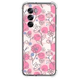 Funda Silicona Antigolpes para Oppo Reno 12 Pro 5G diseño Flores 07 Dibujos