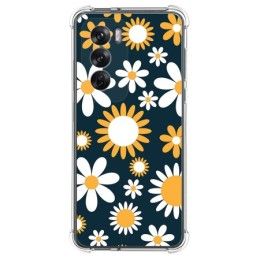 Funda Silicona Antigolpes para Oppo Reno 12 Pro 5G diseño Flores 08 Dibujos