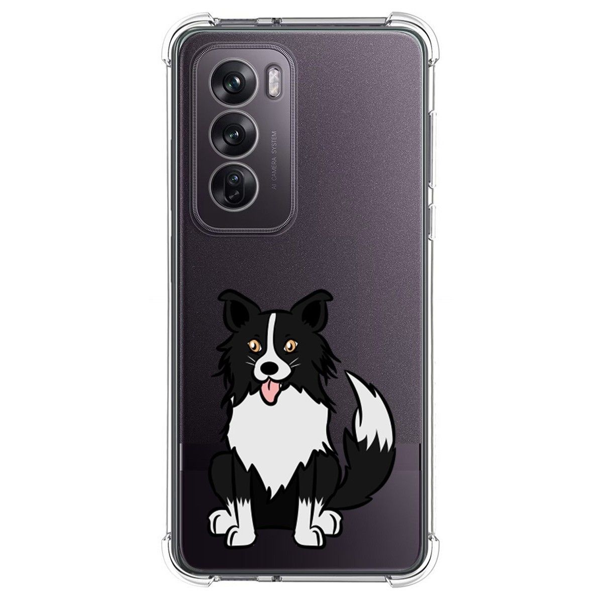 Funda Silicona Antigolpes para Oppo Reno 12 Pro 5G diseño Perros 01 Dibujos