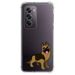 Funda Silicona Antigolpes para Oppo Reno 12 Pro 5G diseño Perros 03 Dibujos