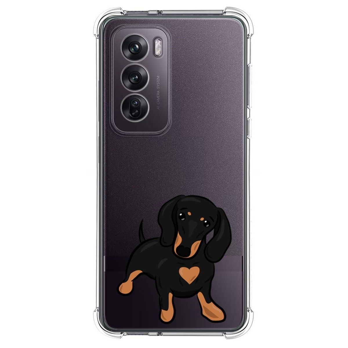 Funda Silicona Antigolpes para Oppo Reno 12 Pro 5G diseño Perros 04 Dibujos