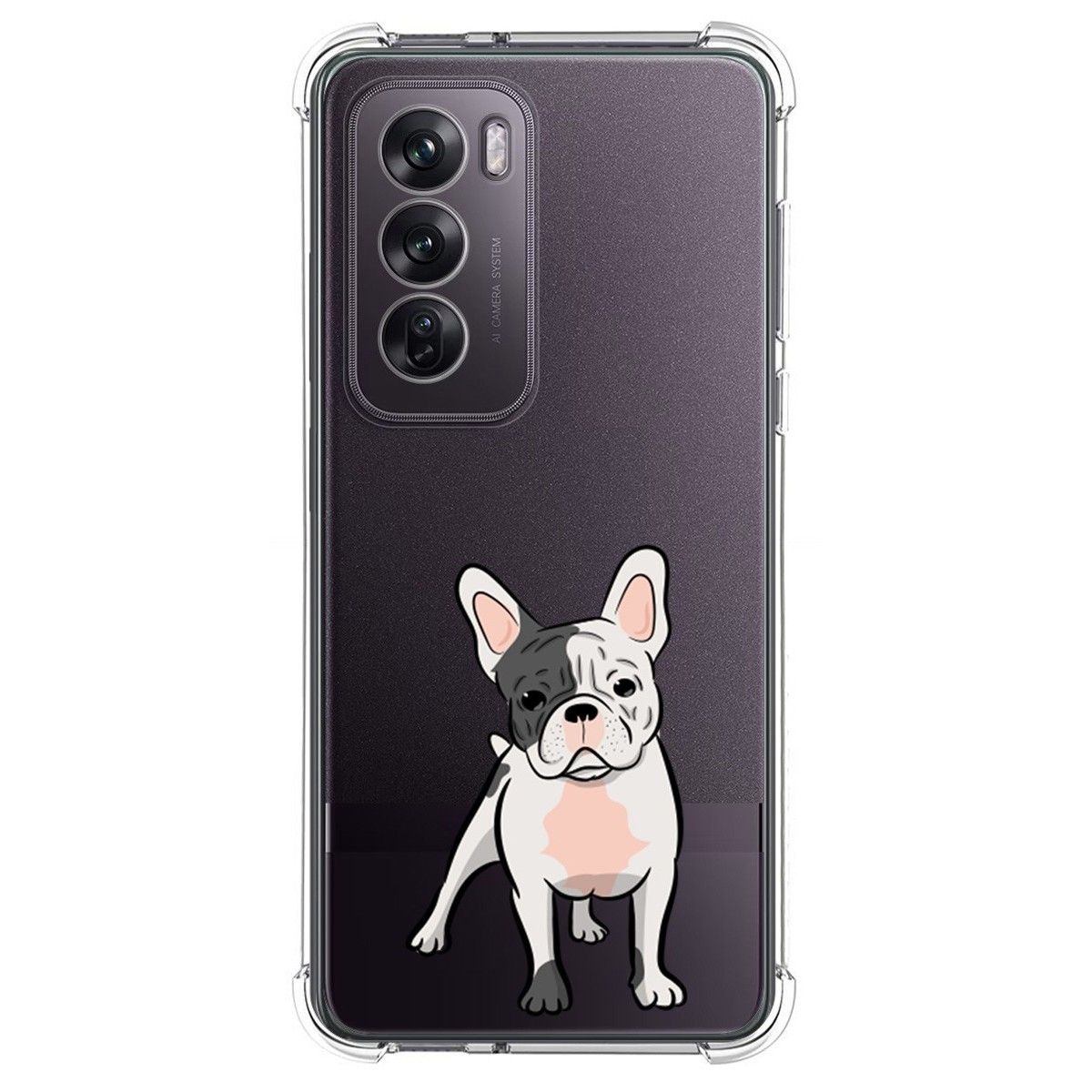 Funda Silicona Antigolpes para Oppo Reno 12 Pro 5G diseño Perros 06 Dibujos