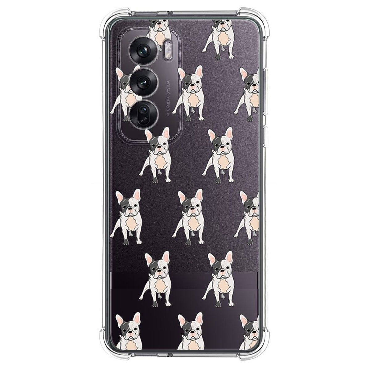 Funda Silicona Antigolpes para Oppo Reno 12 Pro 5G diseño Perros 12 Dibujos