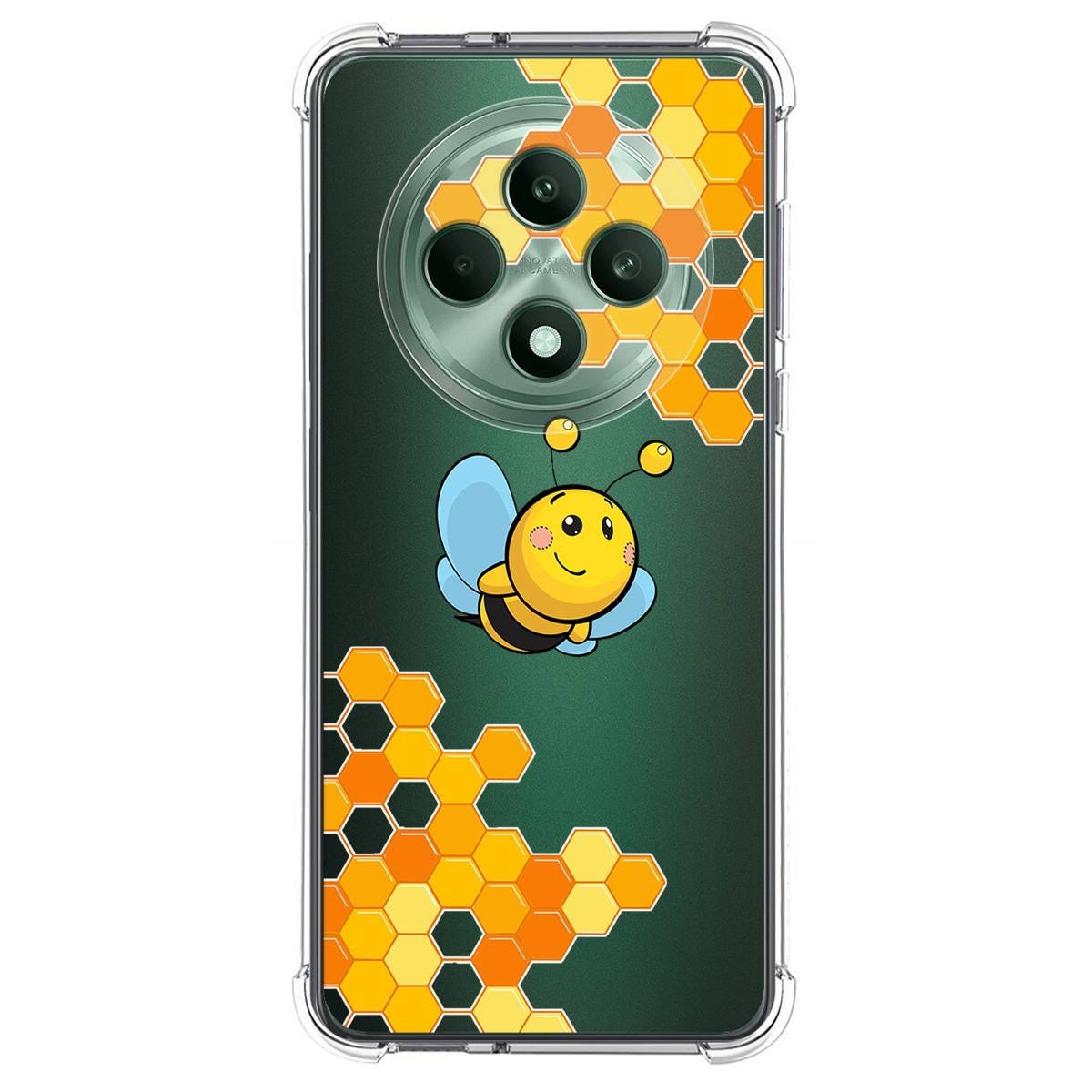 Funda Silicona Antigolpes para Oppo Reno 12F 4G / 12 F 5G diseño Abeja Dibujos