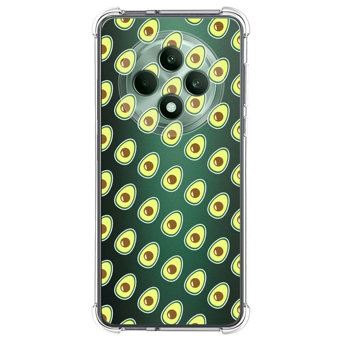 Funda Silicona Antigolpes para Oppo Reno 12F 4G / 12 F 5G diseño Aguacate Dibujos