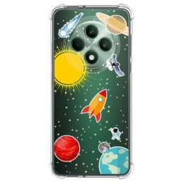 Funda Silicona Antigolpes para Oppo Reno 12F 4G / 12 F 5G diseño Espacio Dibujos