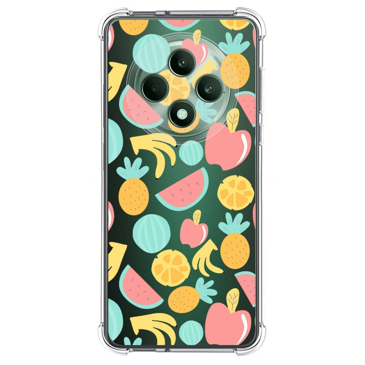 Funda Silicona Antigolpes para Oppo Reno 12F 4G / 12 F 5G diseño Frutas 02 Dibujos