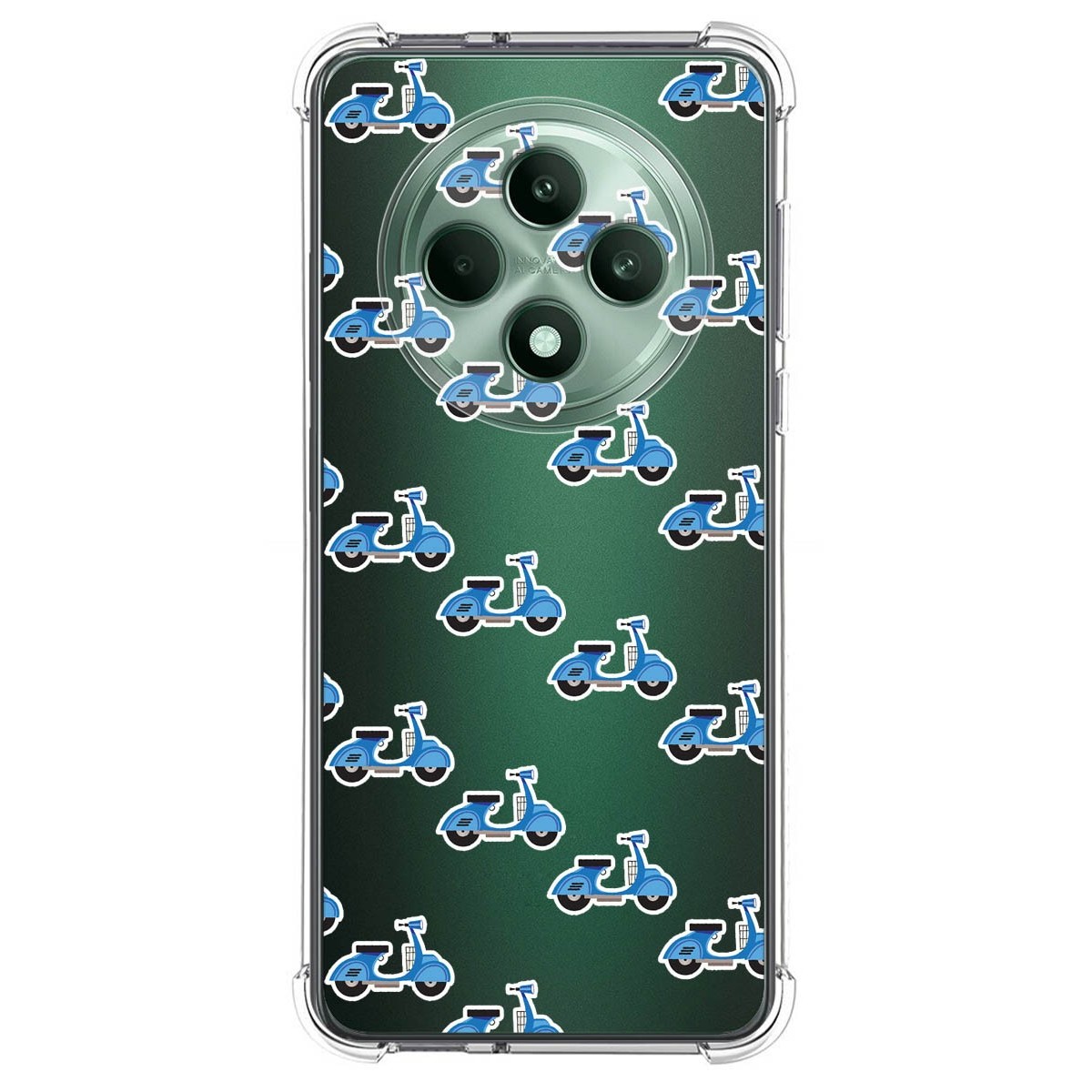 Funda Silicona Antigolpes para Oppo Reno 12F 4G / 12 F 5G diseño Scooter Dibujos