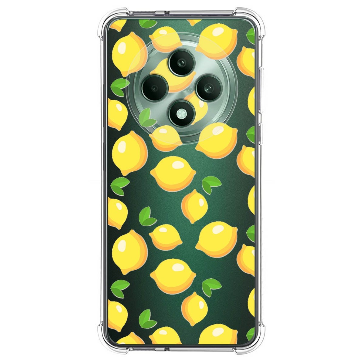 Funda Silicona Antigolpes para Oppo Reno 12F 4G / 12 F 5G diseño Limones Dibujos