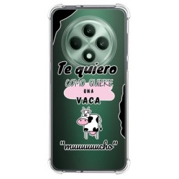 Funda Silicona Antigolpes para Oppo Reno 12F 4G / 12 F 5G diseño Vaca Dibujos