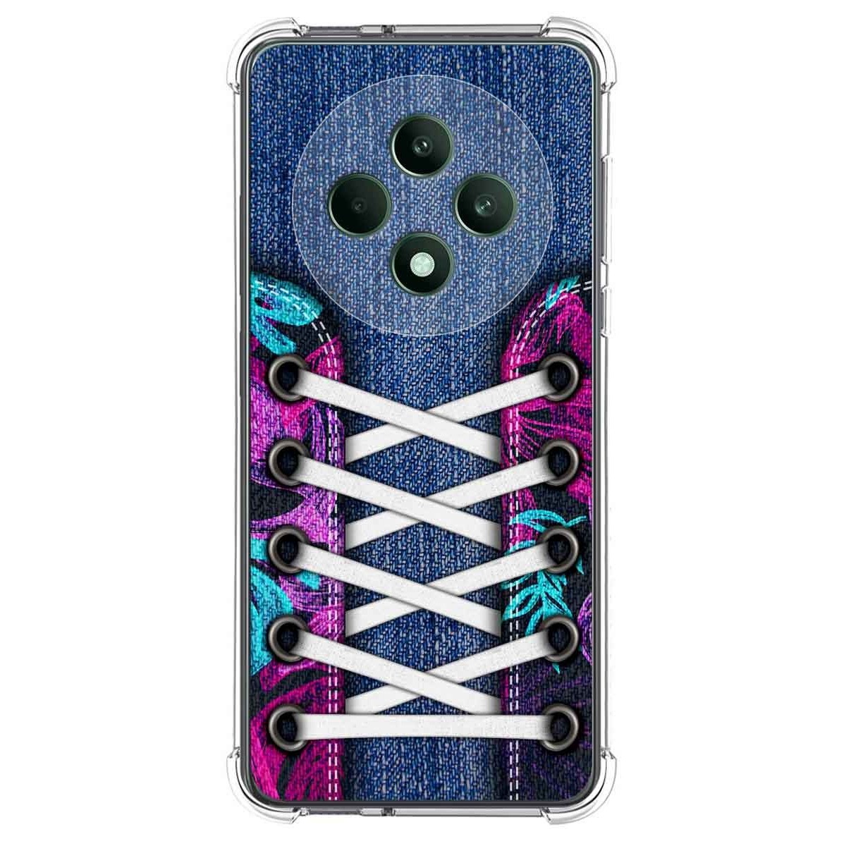 Funda Silicona Antigolpes para Oppo Reno 12F 4G / 12 F 5G diseño Zapatillas 06 Dibujos