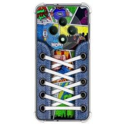 Funda Silicona Antigolpes para Oppo Reno 12F 4G / 12 F 5G diseño Zapatillas 14 Dibujos