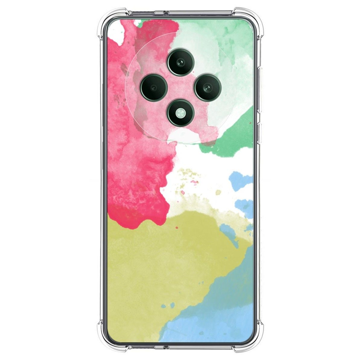 Funda Silicona Antigolpes para Oppo Reno 12F 4G / 12 F 5G diseño Acuarela 02 Dibujos