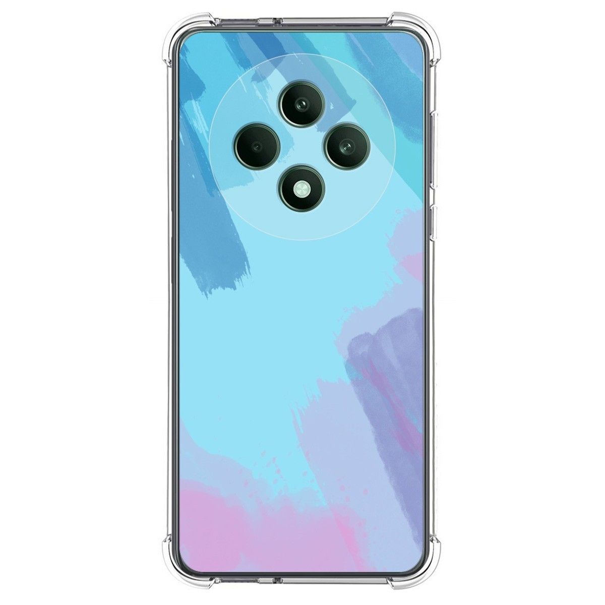 Funda Silicona Antigolpes para Oppo Reno 12F 4G / 12 F 5G diseño Acuarela 10 Dibujos