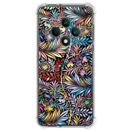 Funda Silicona Antigolpes para Oppo Reno 12F 4G / 12 F 5G diseño Flores 04 Dibujos